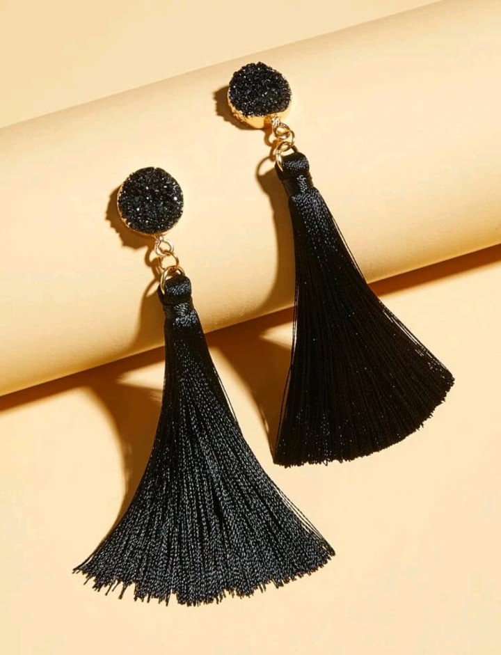 Aros-Flecos-Strass-Negros