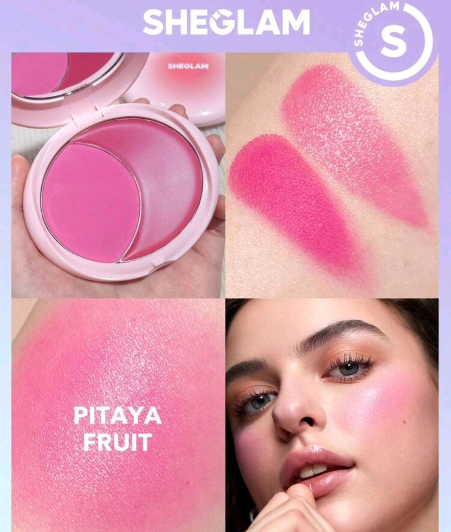 Cheek 2 Cheek Blush Duo Pitaya Fruit by SHEGLAM