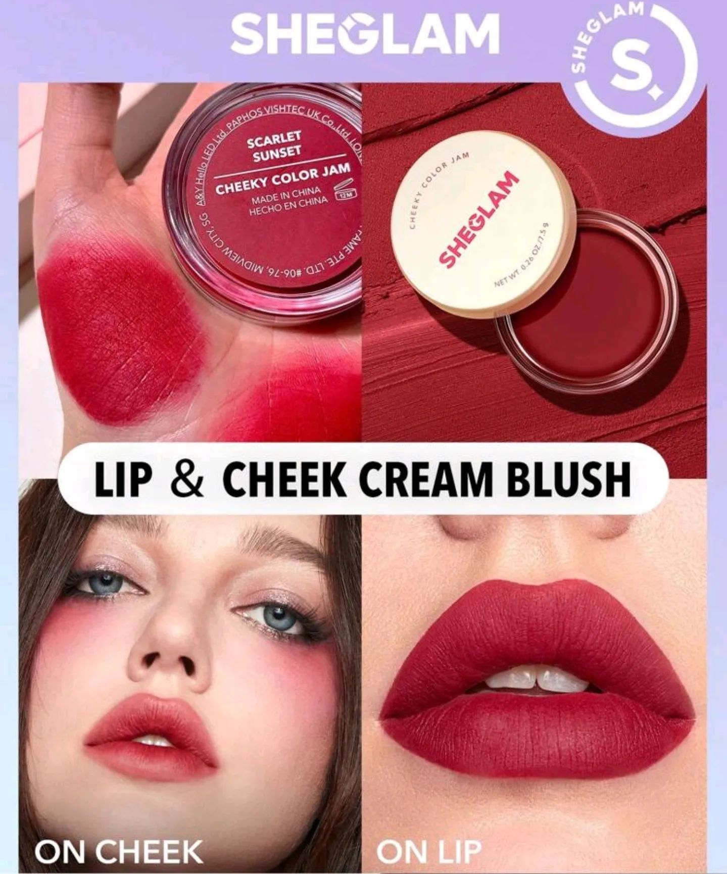 Cheeky Color Jam Scarlet Sunset by SHEGLAM
