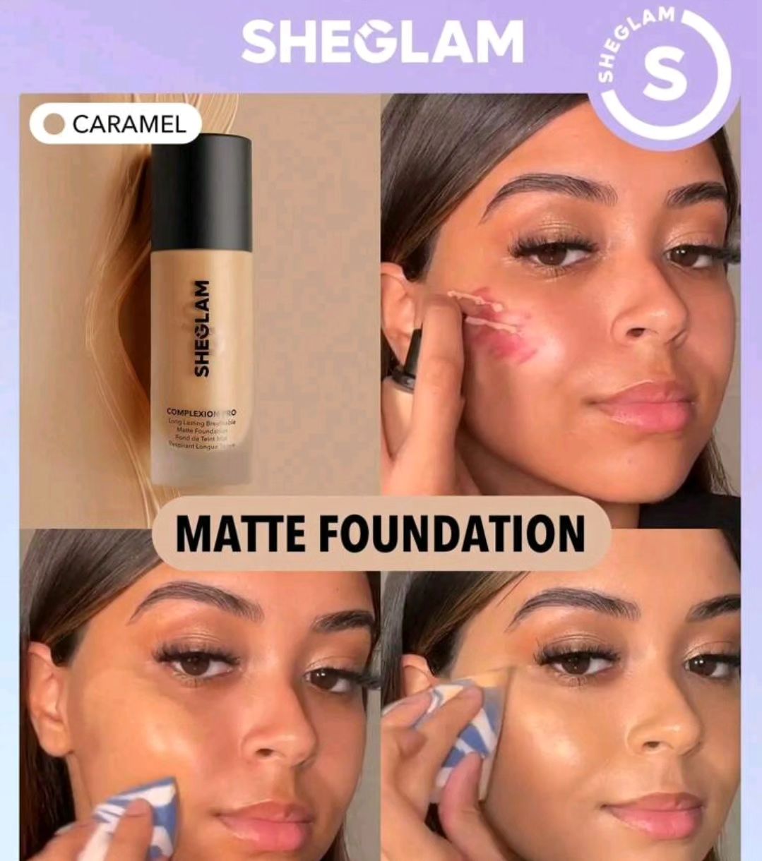 Complexion Pro Matte Foundation Caramel by SHEGLAM