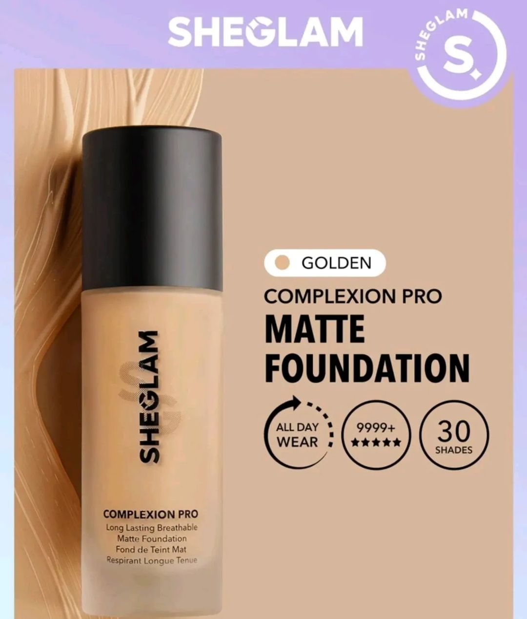 Complexion Pro Matte Foundation Golden by SHEGLAM