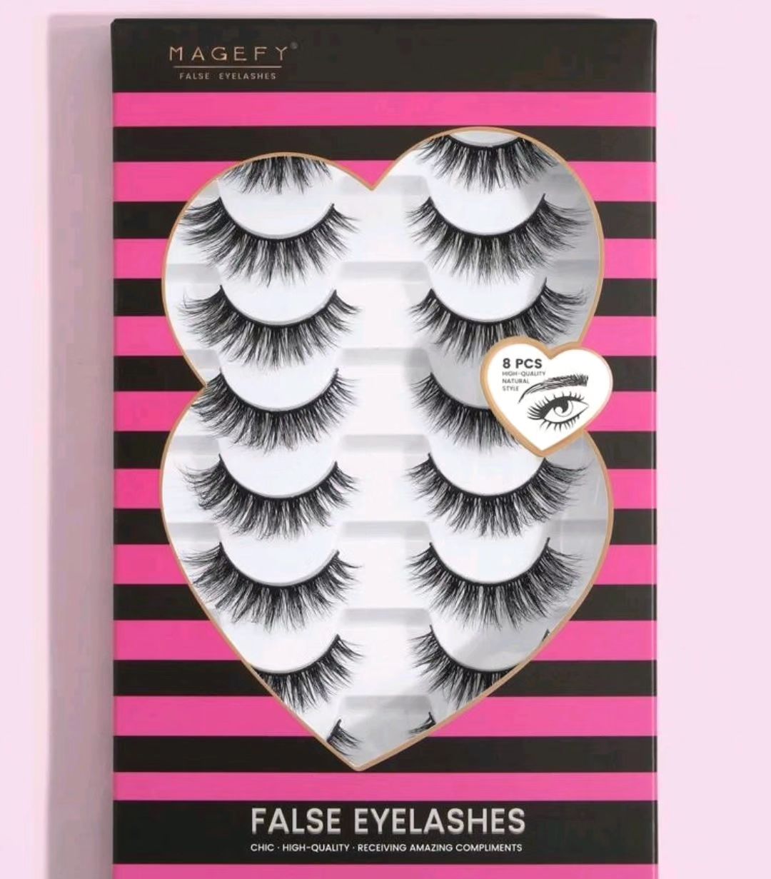 False Eyelashes Modelo Y8A06 by Magefy