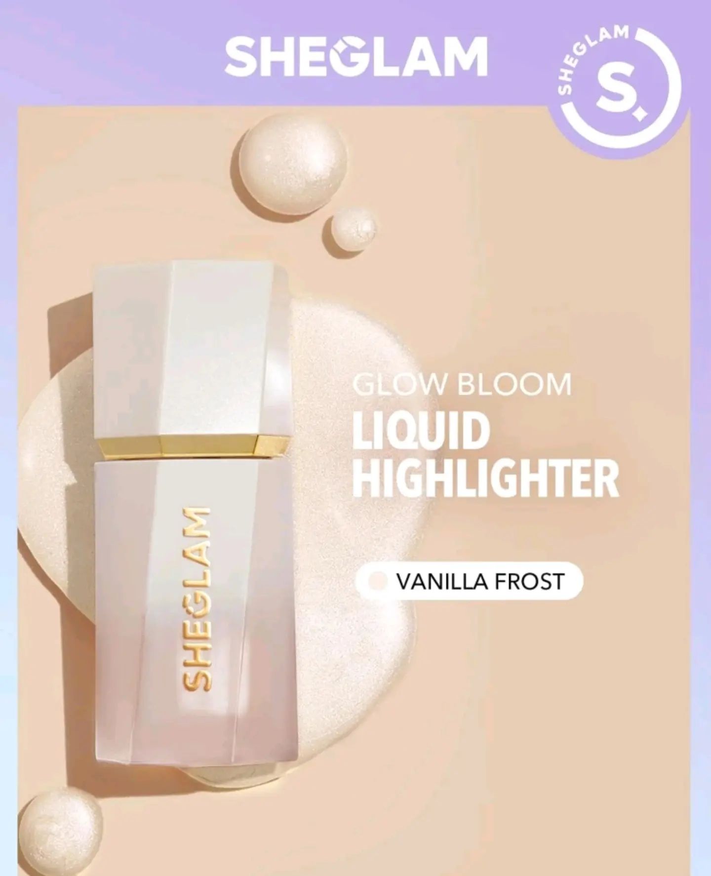 Glow Bloom Liquid Highlighter Vanilla Frost by SHEGLAM