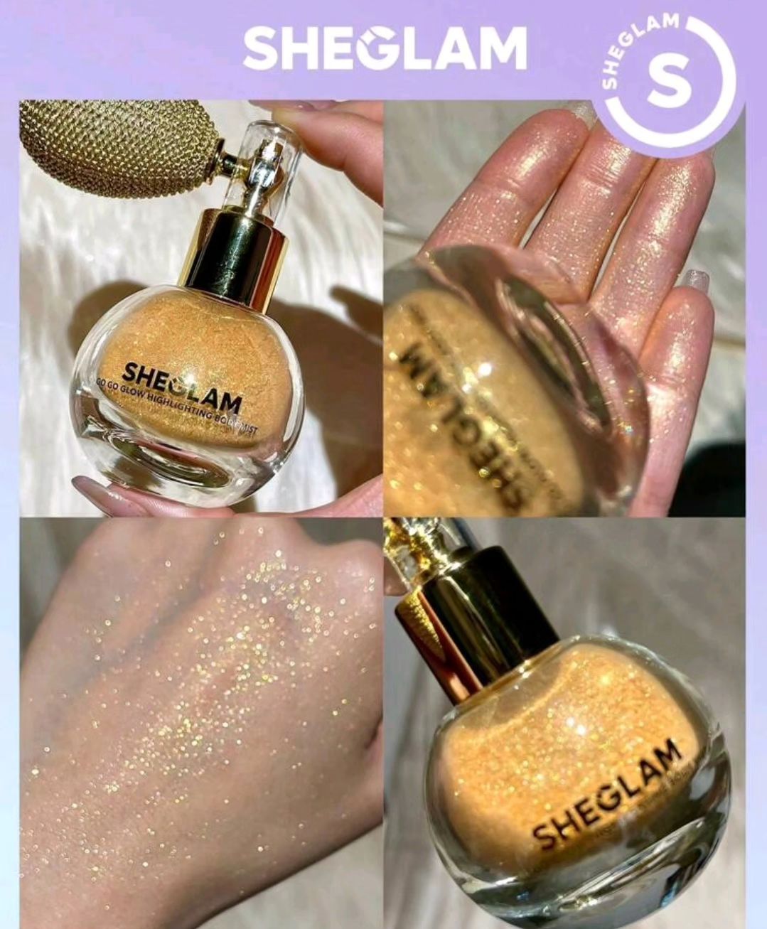 Go Go Glow Highlighting Body Mist Gilded Glow by Sheglam