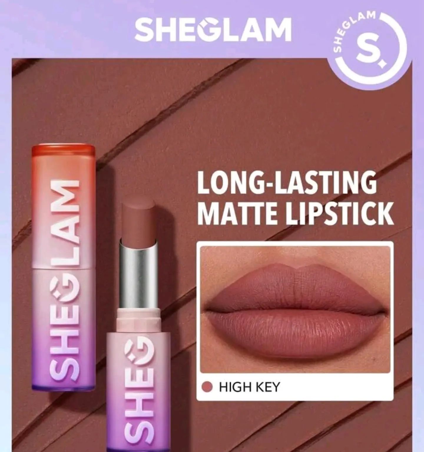 Long Lasting Matte Lipstick High Key by SHEGLAM