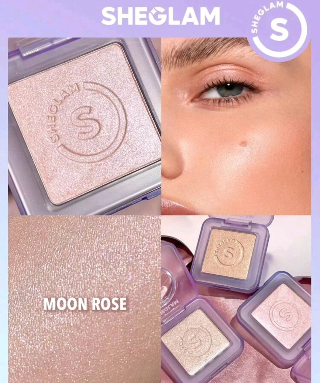 Moonside Highlighter Moon Rose by SHEGLAM