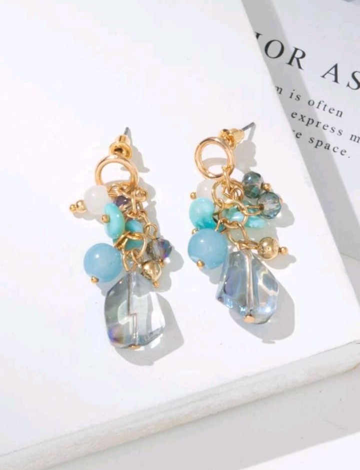 Pendientes Piedras Azules