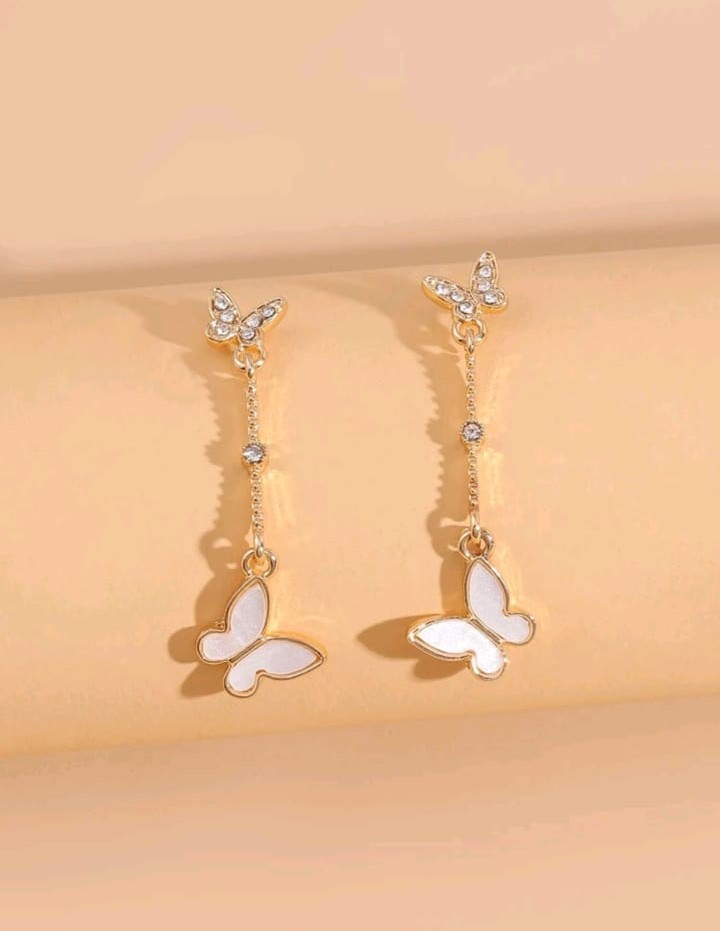 Pendientes Rectos Mariposas