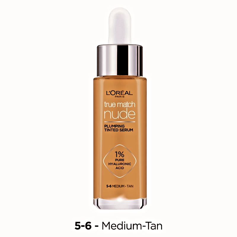 True Match Nude Tinted Serum 5-6 Medium Tan by Loreal